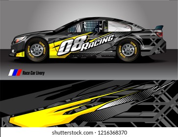 car wrap design vector. abstract background for vehicle vinyl decal