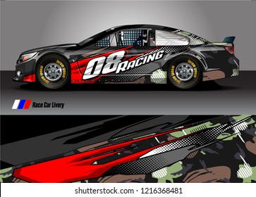 car wrap design vector. abstract background for vehicle vinyl decal
