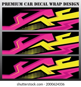 car wrap design vector abstract