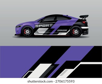 Vector del diseño del abrigo del coche, fondo de carreras de la librea de la etiqueta