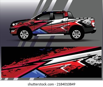 Vector de diseño de ajuste de coches. Diseños gráficos abstractos de banda de fondo de carreras de carreras para envolver la aventura y la liviandad de carreras de coches de carreras de vehículos