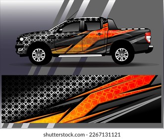 Vector de diseño de ajuste de coches. Diseños gráficos abstractos de banda de fondo de carreras de carreras para envolver la aventura y la liviandad de carreras de coches de carreras de vehículos