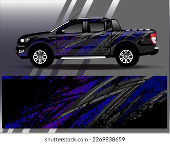 Vector de diseño de ajuste de coches. Diseños gráficos abstractos de banda de fondo de carreras de carreras para envolver la aventura y la liviandad de carreras de coches de carreras de vehículos