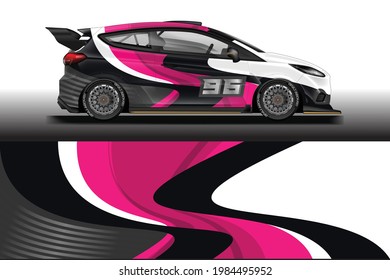Car Wrap Design Vector Livery For Vehicle