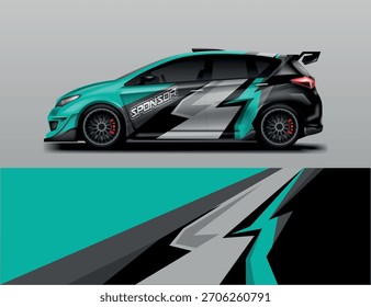 Vector del diseño del abrigo del coche, fondo de carreras de la librea