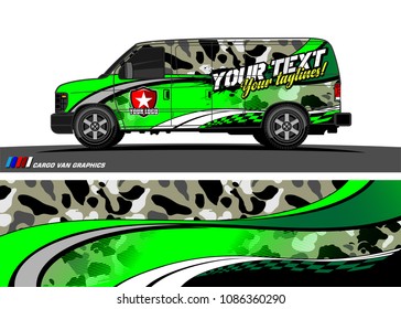 car wrap design vector. simple curved shape with grunge background design for vehicle vinyl wrap