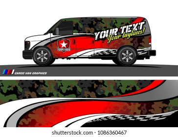 car wrap design vector. simple curved shape with grunge background design for vehicle vinyl wrap