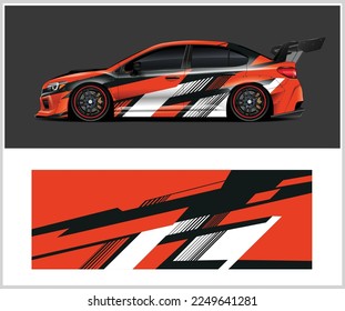Car wrap design vector, truck and cargo van decal.