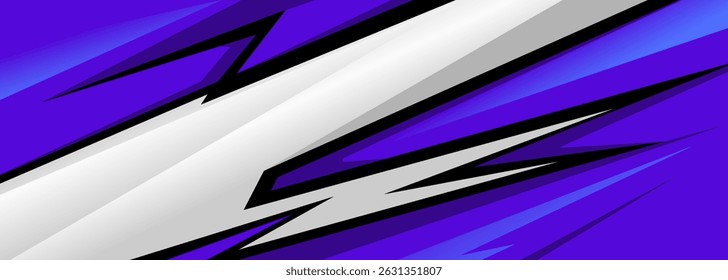 Car wrap design vector, truck and cargo van decal. Graphic abstract stripe racing background designs for vehicle, rally, race, adventure and car racing livery. - Vector
