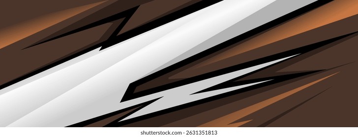 Car wrap design vector, truck and cargo van decal. Graphic abstract stripe racing background designs for vehicle, rally, race, adventure and car racing livery. - Vector
