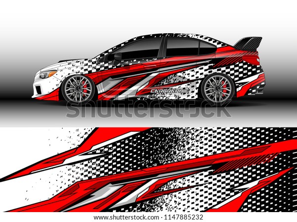 Car wrap design
vector, truck and cargo van decal. Graphic abstract stripe racing
background designs for vehicle, rally, race, advertisement,
adventure and livery car.