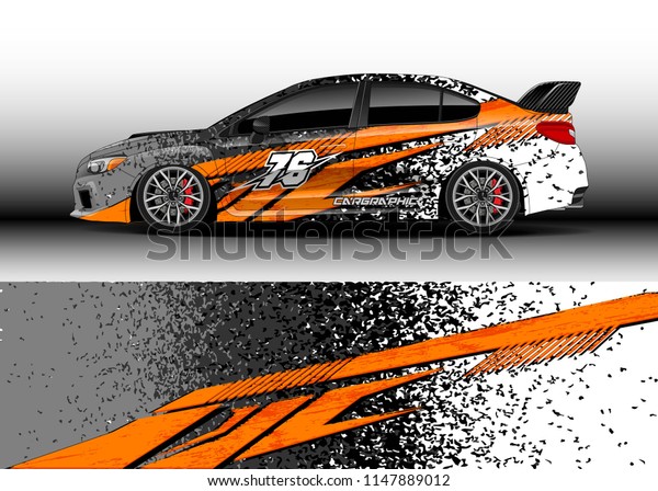 Car wrap design
vector, truck and cargo van decal. Graphic abstract stripe racing
background designs for vehicle, rally, race, advertisement,
adventure and livery car.