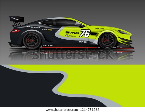 Car wrap design
vector, truck and cargo van decal. Graphic abstract stripe racing
background designs for vehicle, rally, race, adventure and car
racing livery. - Vector