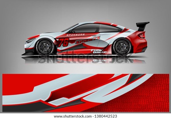 Car wrap design\
vector, truck and cargo van decal. Graphic abstract stripe racing\
background designs for vehicle, rally, race, adventure and car\
racing livery dekal\

