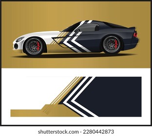 Car wrap design vector for vehicles wrap  vector 