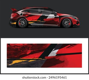  
 	
Car wrap design vinyl sticker design concept for Vehicle wrap graphics