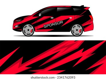 car wrap design with yellow and black color theme