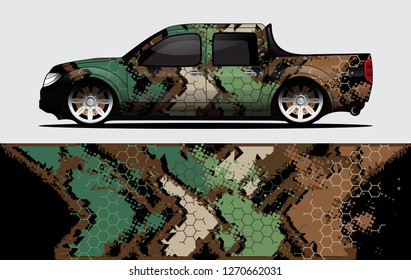 car wrap designs  for company with abstract grunge background for vehicle branding