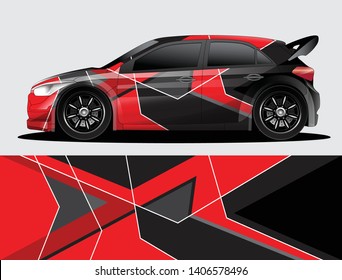 car wrap designs  for company with abstract grunge background for vehicle branding