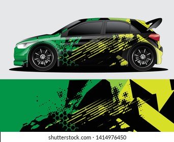 car wrap designs  for company with abstract grunge background for vehicle branding