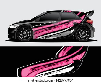 car wrap designs  for company with abstract grunge background for vehicle branding