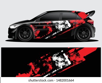 car wrap designs  for company with abstract grunge background for vehicle branding