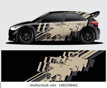 car wrap designs  for company with abstract grunge background for vehicle branding