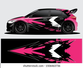 car wrap designs  for company with abstract grunge background for vehicle branding