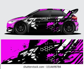 car wrap designs  for company with abstract grunge background for vehicle branding