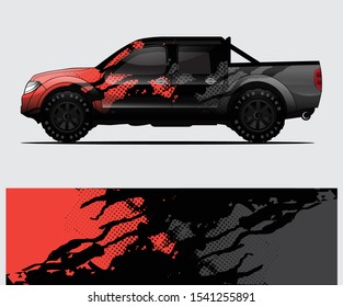 car wrap designs  for company with abstract grunge background for vehicle branding