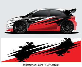 car wrap designs  for company with abstract grunge background for vehicle branding