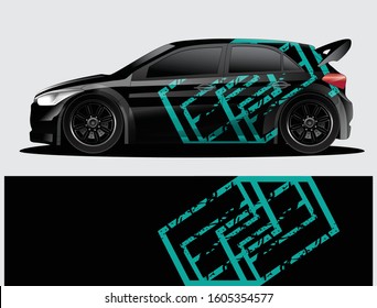 car wrap designs  for company with abstract grunge background for vehicle branding