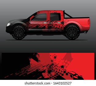 car wrap designs  for company with abstract grunge background for vehicle branding