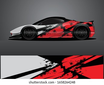 car wrap designs  for company with abstract grunge background for vehicle branding