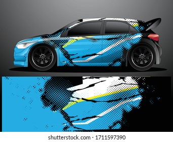 car wrap designs  for company with abstract grunge background for vehicle branding