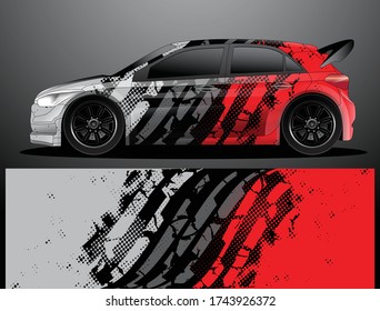 car wrap designs  for company with abstract grunge background for vehicle branding