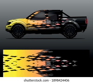 car wrap designs  for company with abstract grunge background for vehicle branding