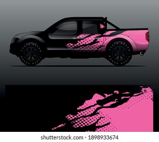 car wrap designs  for company with abstract grunge background for vehicle branding
