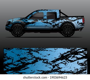 car wrap designs  for company with abstract grunge background for vehicle branding