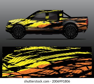 car wrap designs  for company with abstract grunge background for vehicle branding