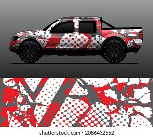 car wrap designs  for company with abstract grunge background for vehicle branding