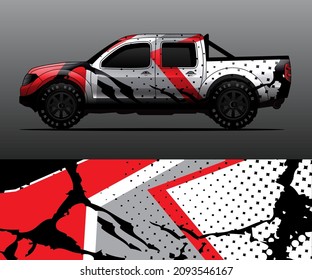 car wrap designs  for company with abstract grunge background for vehicle branding