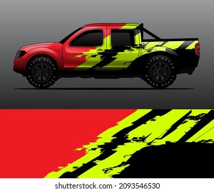 car wrap designs  for company with abstract grunge background for vehicle branding