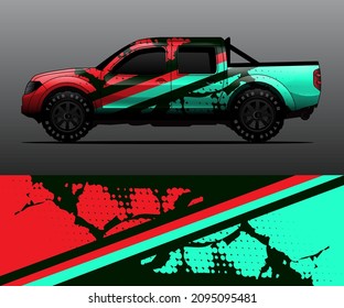 car wrap designs  for company with abstract grunge background for vehicle branding