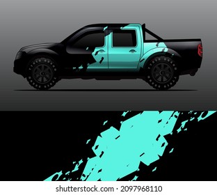 car wrap designs  for company with abstract grunge background for vehicle branding