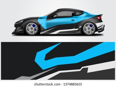Car wrap designs vector . File ready to print and editable .