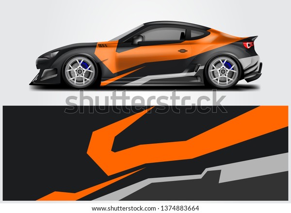 Car wrap designs vector . File ready to print and\
editable .