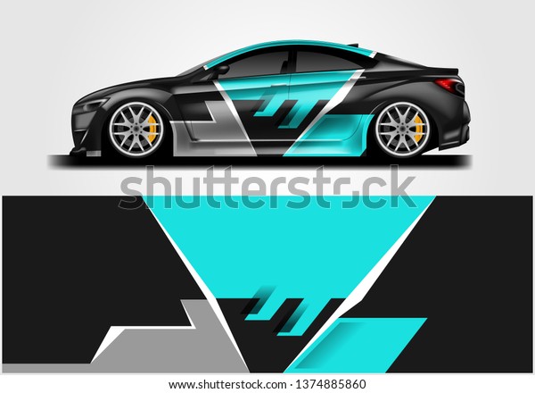 Car wrap designs vector . File ready to print and\
editable . 