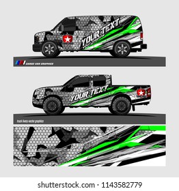 Car wrap designs vector. modern abstract stripe background for branding and vehicle livery 