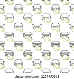 Car Wrap geometric seamless background - vector concept minimal pattern 